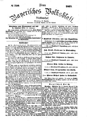 Neues bayerisches Volksblatt Sonntag 21. Dezember 1873