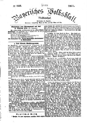 Neues bayerisches Volksblatt Mittwoch 24. Dezember 1873