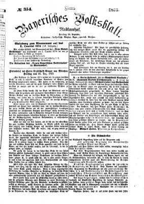 Neues bayerisches Volksblatt Freitag 26. Dezember 1873