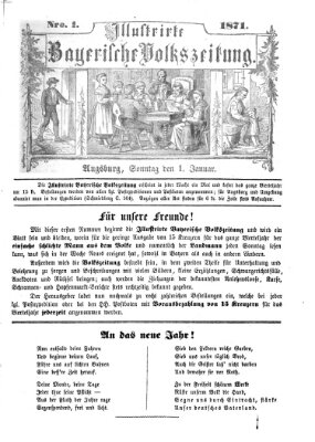 Illustrirte bayerische Volkszeitung Sonntag 1. Januar 1871
