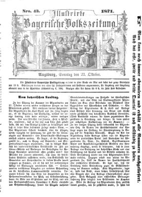 Illustrirte bayerische Volkszeitung Sonntag 22. Oktober 1871