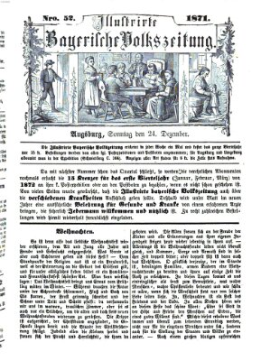 Illustrirte bayerische Volkszeitung Sonntag 24. Dezember 1871