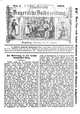 Illustrirte bayerische Volkszeitung Sonntag 28. Januar 1872