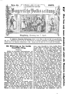 Illustrirte bayerische Volkszeitung Sonntag 7. April 1872