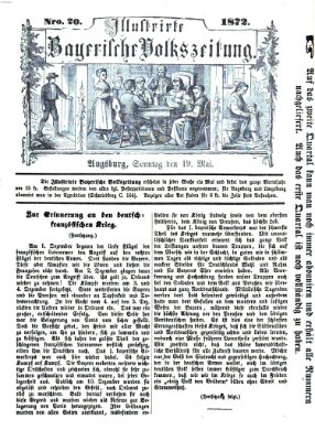 Illustrirte bayerische Volkszeitung Sonntag 19. Mai 1872