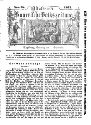 Illustrirte bayerische Volkszeitung Sonntag 1. September 1872