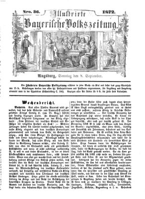 Illustrirte bayerische Volkszeitung Sonntag 8. September 1872