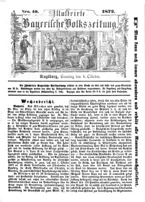 Illustrirte bayerische Volkszeitung Sonntag 6. Oktober 1872