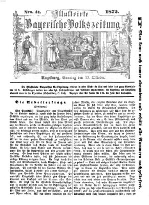 Illustrirte bayerische Volkszeitung Sonntag 13. Oktober 1872