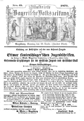 Illustrirte bayerische Volkszeitung Sonntag 10. November 1872