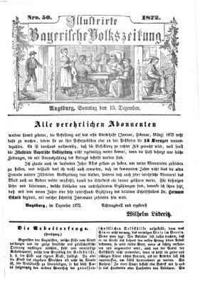 Illustrirte bayerische Volkszeitung Sonntag 15. Dezember 1872