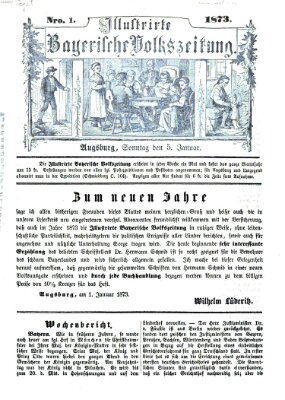 Illustrirte bayerische Volkszeitung Sonntag 5. Januar 1873