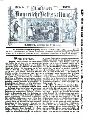 Illustrirte bayerische Volkszeitung Sonntag 9. Februar 1873