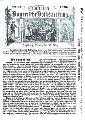 Illustrirte bayerische Volkszeitung Sonntag 30. März 1873