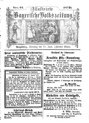 Illustrirte bayerische Volkszeitung Sonntag 15. Juni 1873