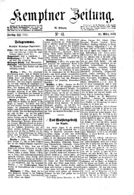 Kemptner Zeitung Freitag 10. März 1871