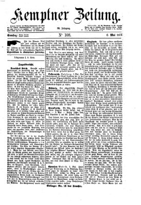 Kemptner Zeitung Samstag 6. Mai 1871