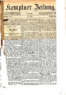 Kemptner Zeitung Dienstag 9. Mai 1871