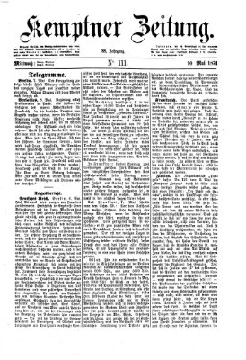 Kemptner Zeitung Mittwoch 10. Mai 1871