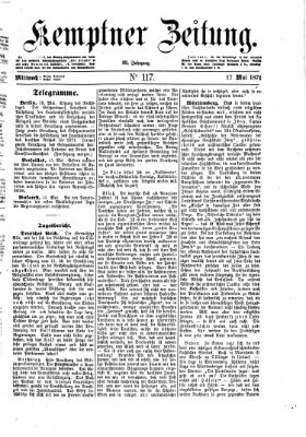 Kemptner Zeitung Mittwoch 17. Mai 1871