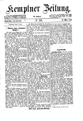 Kemptner Zeitung Donnerstag 18. Mai 1871