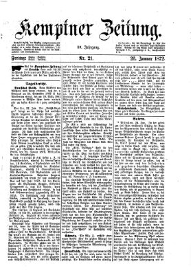 Kemptner Zeitung Freitag 26. Januar 1872