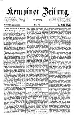 Kemptner Zeitung Freitag 5. April 1872