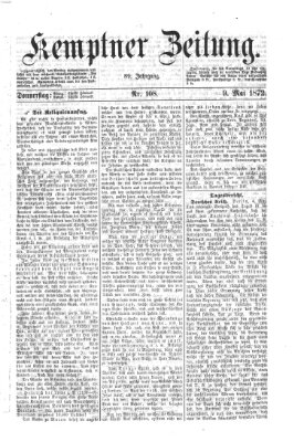 Kemptner Zeitung Donnerstag 9. Mai 1872