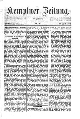 Kemptner Zeitung Freitag 19. Juli 1872