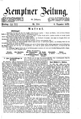 Kemptner Zeitung Freitag 6. Dezember 1872