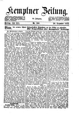 Kemptner Zeitung Freitag 20. Dezember 1872