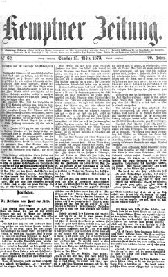 Kemptner Zeitung Samstag 15. März 1873