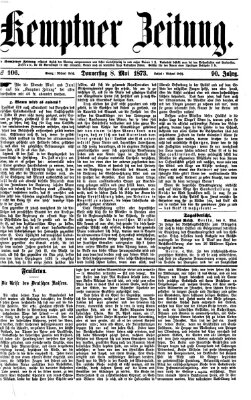 Kemptner Zeitung Donnerstag 8. Mai 1873