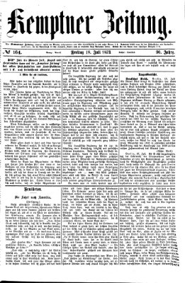 Kemptner Zeitung Freitag 18. Juli 1873