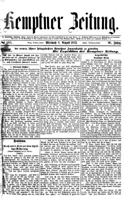 Kemptner Zeitung Mittwoch 6. August 1873