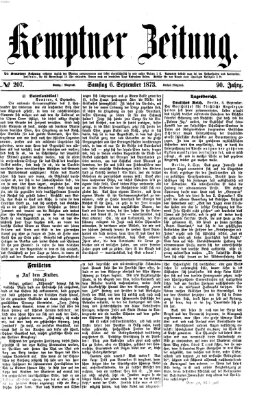 Kemptner Zeitung Samstag 6. September 1873