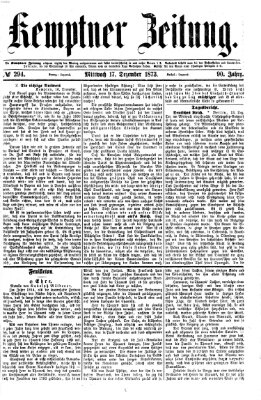 Kemptner Zeitung Mittwoch 17. Dezember 1873