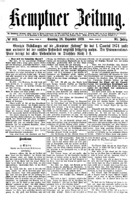 Kemptner Zeitung Sonntag 28. Dezember 1873