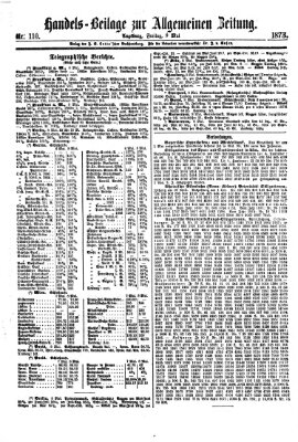 Allgemeine Zeitung. Handelsbeilage (Allgemeine Zeitung) Freitag 9. Mai 1873