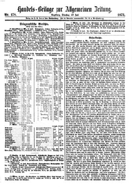 Allgemeine Zeitung. Handelsbeilage (Allgemeine Zeitung) Dienstag 29. Juli 1873