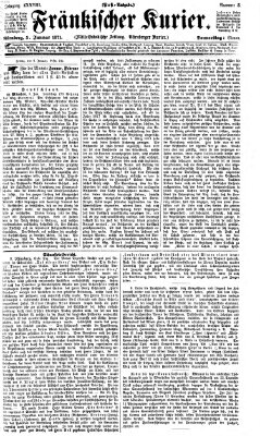 Fränkischer Kurier Donnerstag 5. Januar 1871