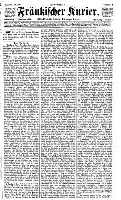 Fränkischer Kurier Samstag 7. Januar 1871