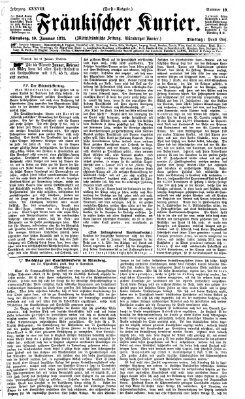 Fränkischer Kurier Dienstag 10. Januar 1871