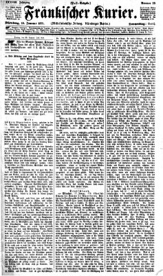 Fränkischer Kurier Donnerstag 19. Januar 1871