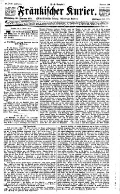 Fränkischer Kurier Freitag 20. Januar 1871