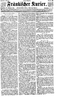 Fränkischer Kurier Sonntag 29. Januar 1871