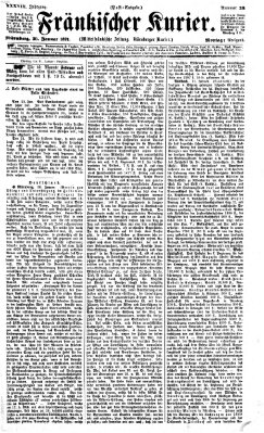 Fränkischer Kurier Montag 30. Januar 1871