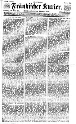 Fränkischer Kurier Mittwoch 22. März 1871