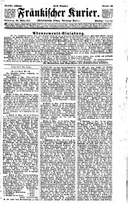 Fränkischer Kurier Montag 27. März 1871