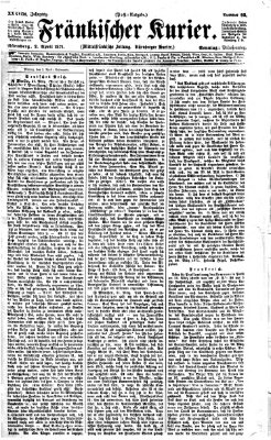 Fränkischer Kurier Sonntag 2. April 1871